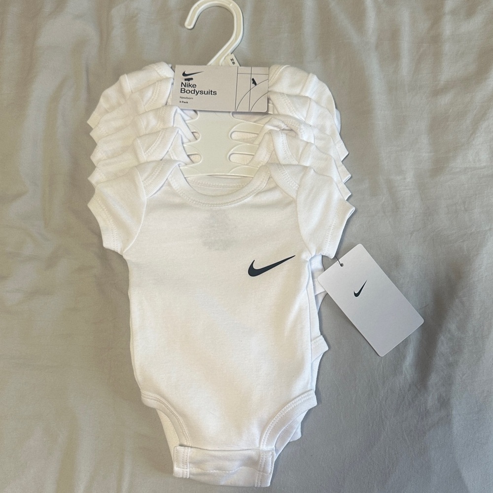 Nike White Baby Bodysuit Pack